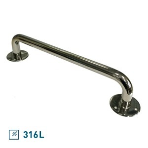 Поручень вдоль борта  детский 0,5 м, плитка (AISI 316L)