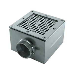 Донный слив 2" 150х150 (AISI 316L)