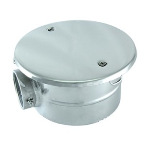 Anti-vortex main drain d 154 mm, for liner (AISI-316)