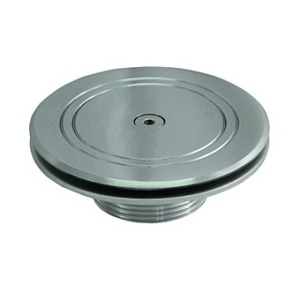 Floor inlet for tiled pools, horizontal flow, AISI-316L