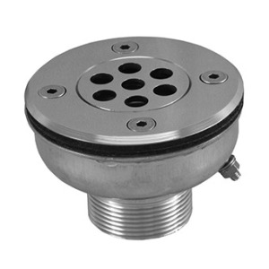 Floor inlet for liner, vertical flow AISI-316L