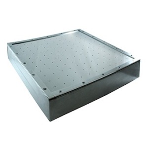 Air massage plate for liner pools 600 x 600 mm AISI 304