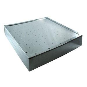 Air massage plate for liner pools 600 x 600 mm AISI 316L