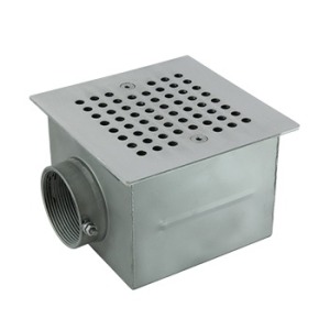 Main drain 150х150mm, 2", for tiles 