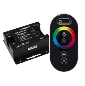 Контроллер ARL-OVAL-RGB BLACK (12-24V, 3x10A)