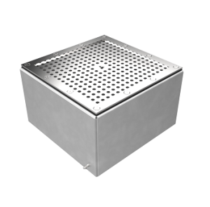 Донный слив 2,5" 250х250 с нижн. подключением