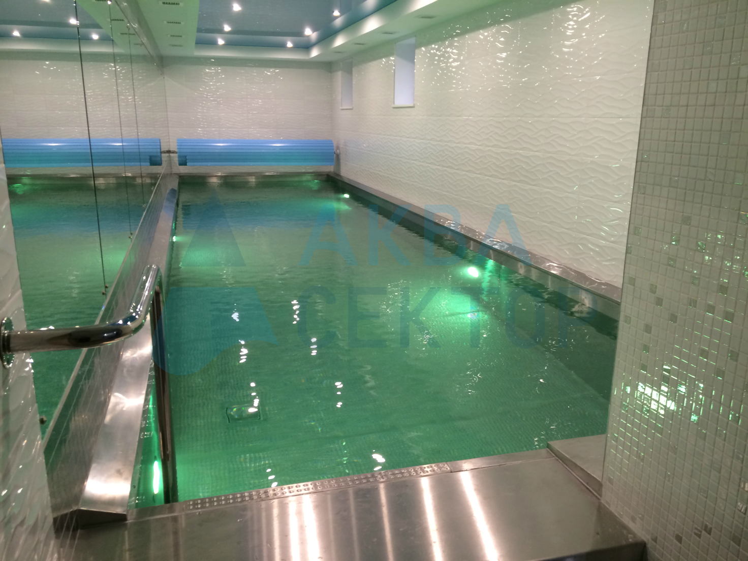 Indoor skimmer pool 10х2,5 