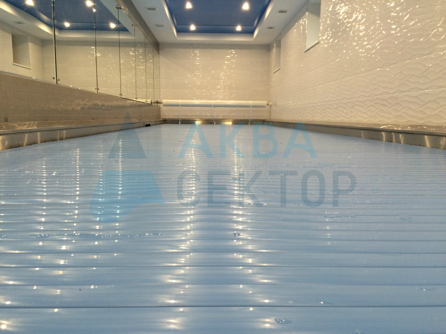 Indoor skimmer pool 10х2,5 