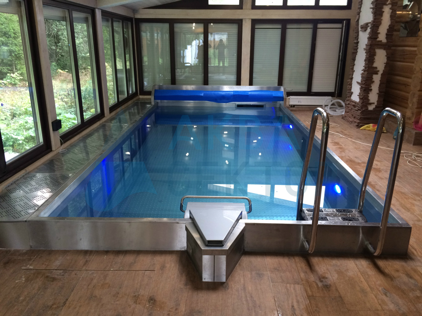 Indoor skimmer pool  6х3 