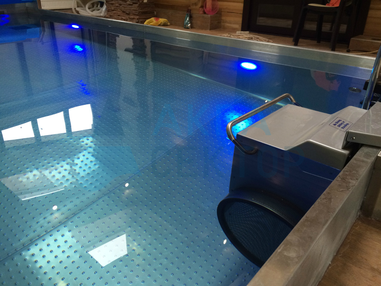 Indoor skimmer pool  6х3 